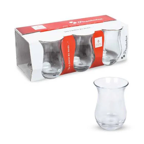 PASABAHCE GALATA TEA GLASSES 6PK